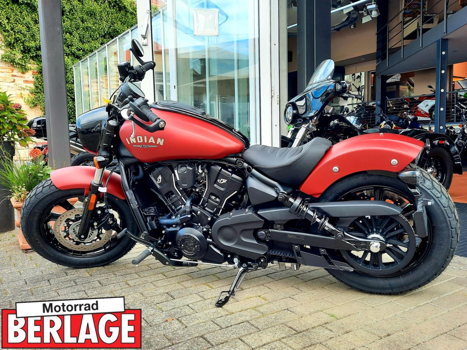 Indian Scout Bobber 2025 Limited Tech sunset red 105PS