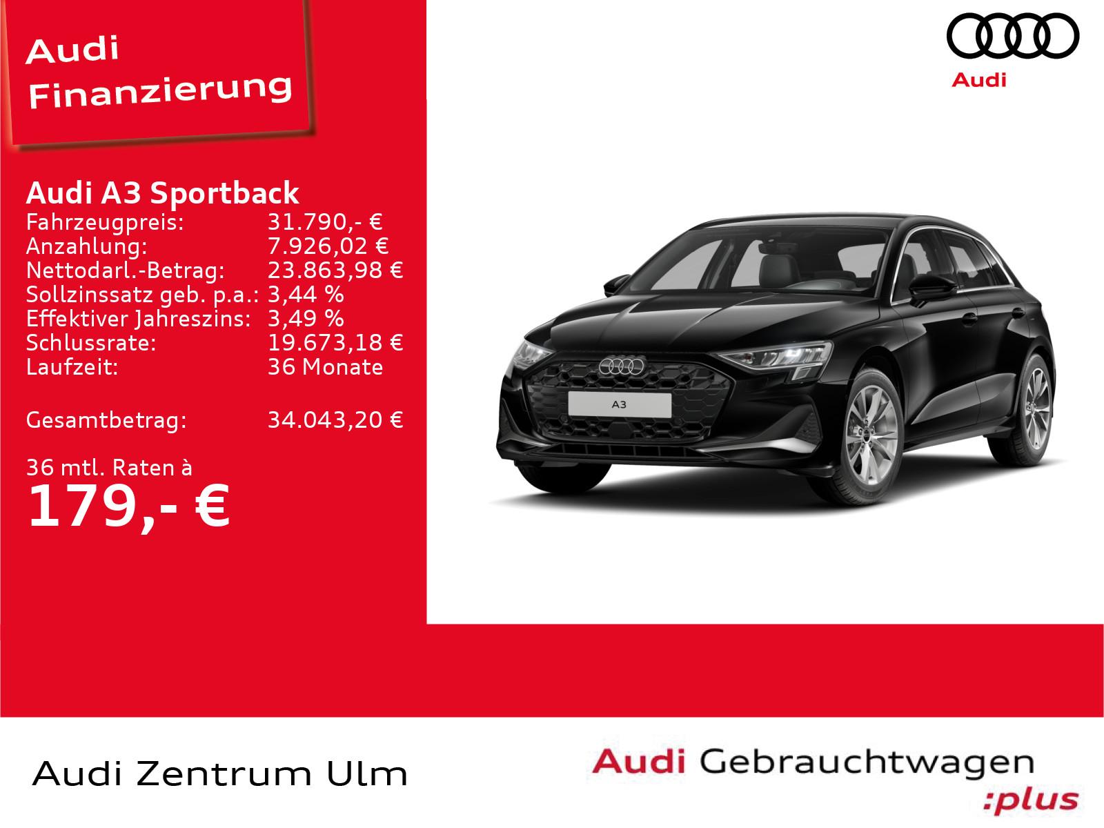 Audi A3 Sportback advanced 35TDI LED NAVI RFK 5J.GAR.