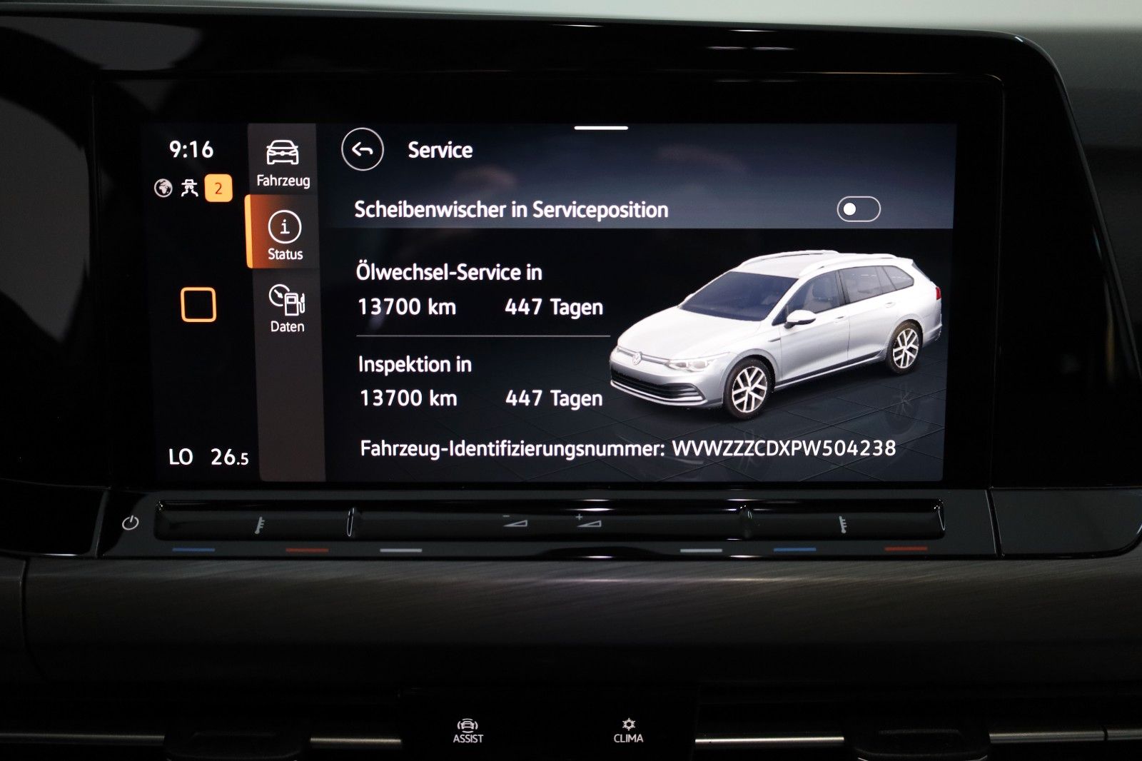 Fahrzeugabbildung Volkswagen Golf VIII Variant Style Navi,LED,Harman/K,ACC,SH