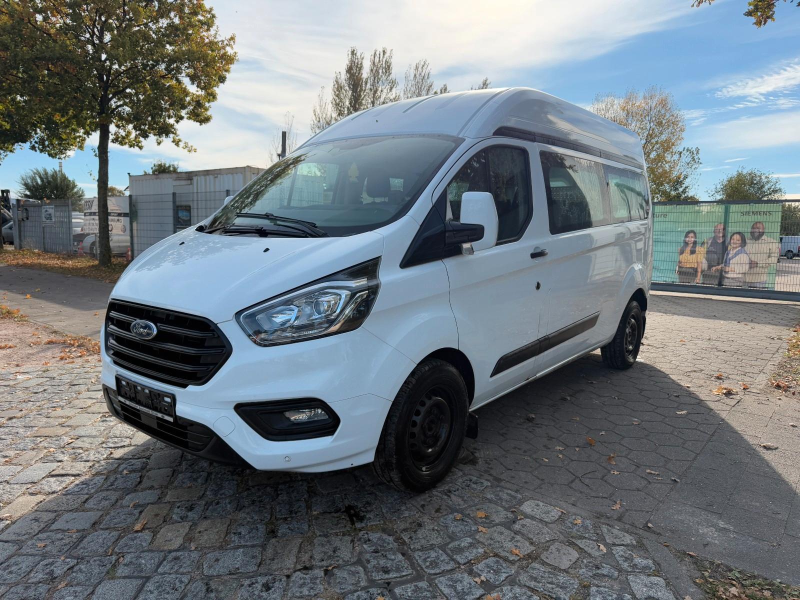Ford Transit-9 Sitze-Hoch-Lang-2 x Klima-Rollstuhl