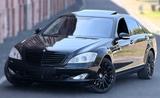 Mercedes-Benz S 420 CDI V8 LANG VOLL! GSD AMG H&K MASSAGE - schwarze Mercedes-Benz S 420