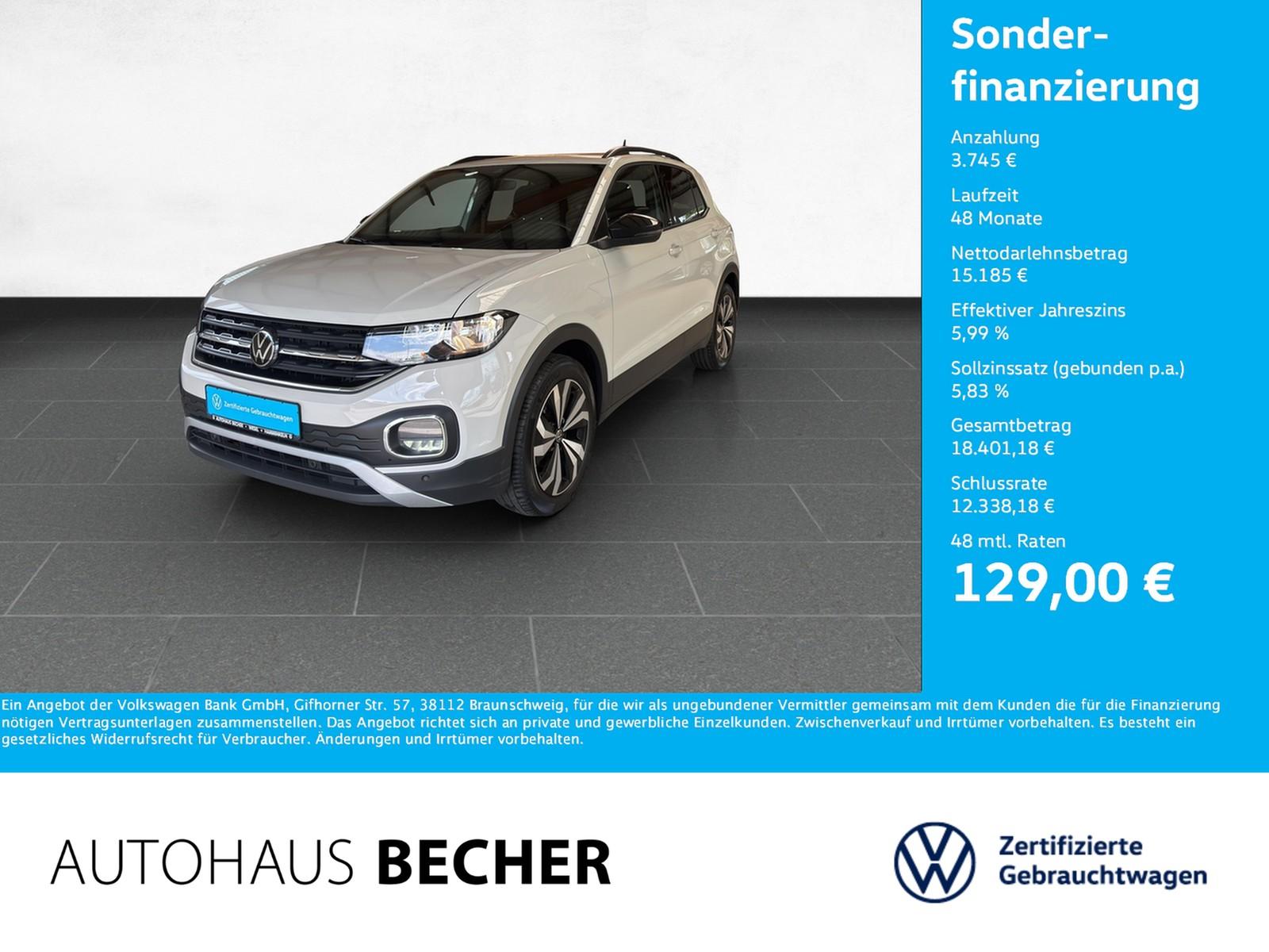 Volkswagen T-Cross Life 1.0 TSI 6-Gang /CarPlay/Sitzhz