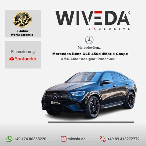 Mercedes-Benz GLE 450d 4Matic Coupe AMG-Line~Designo~Pano~360°