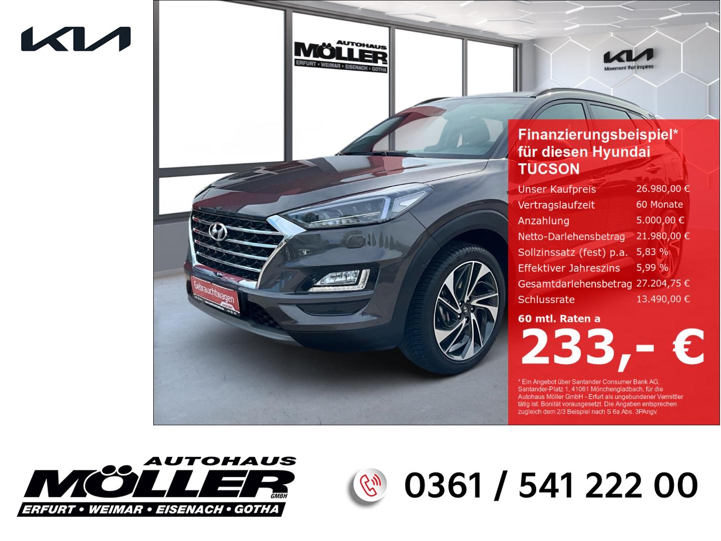 Hyundai Tucson 1.6T 4WD Pemium Navi 360°Kamera Panodach 