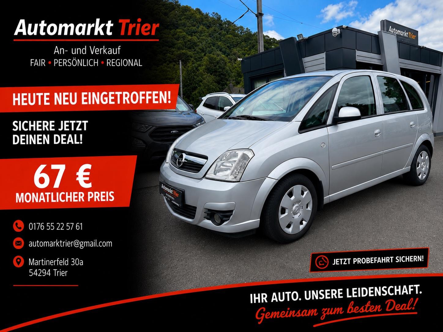 Opel Meriva! TÜV NEU! Scheckheft! Wenig KM!