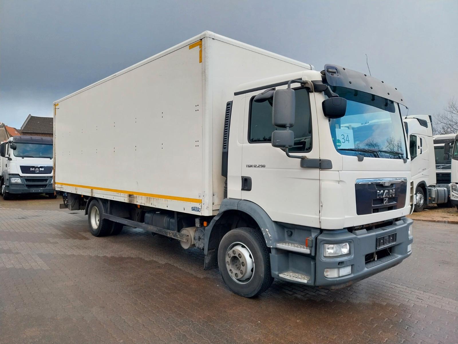 MAN TGM 12.290 geschl. Kasten m. Ladegerät Dautel