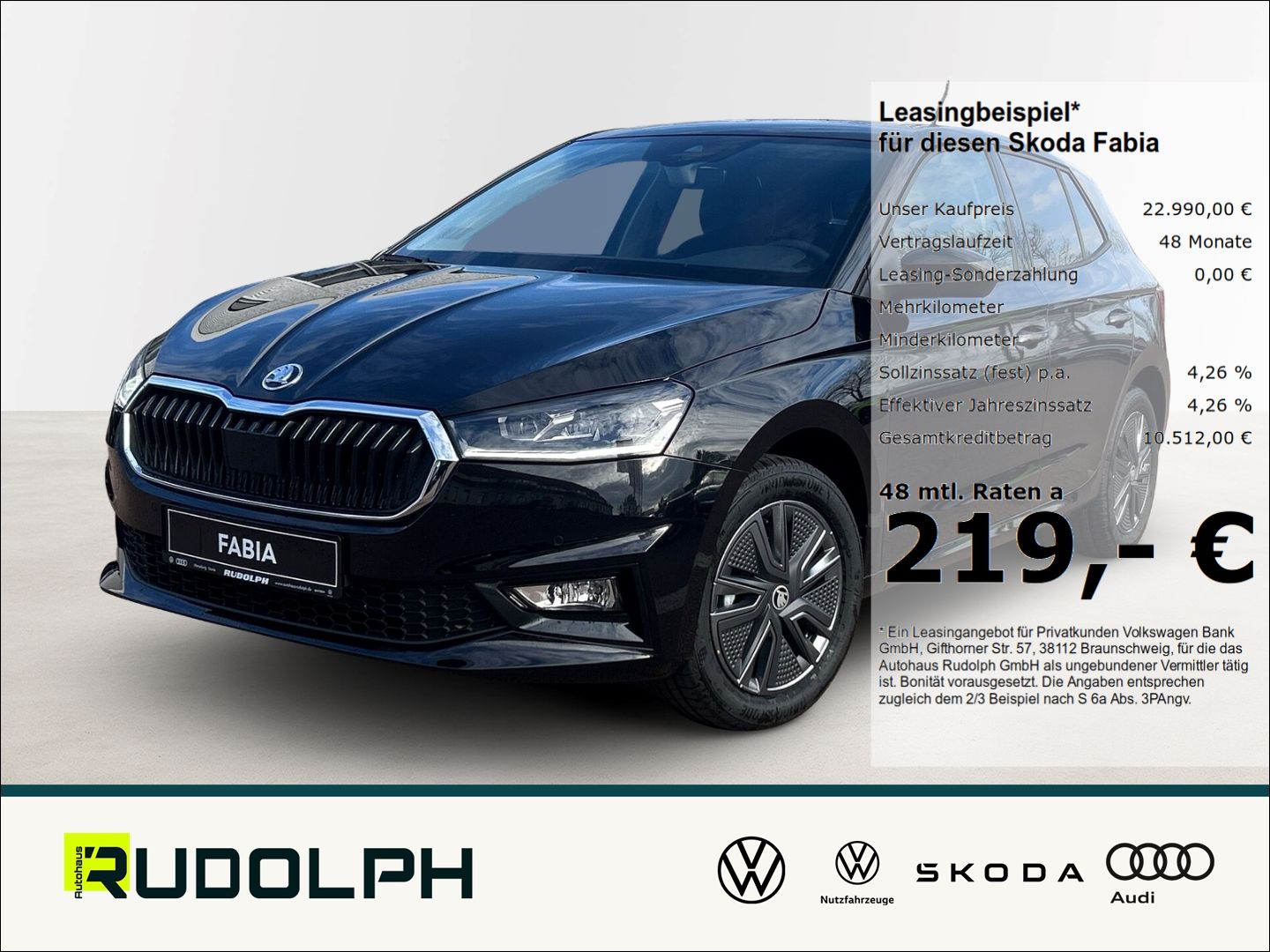 Skoda Fabia 1.0 TSI Balance Keyless Android Auto Lenkr