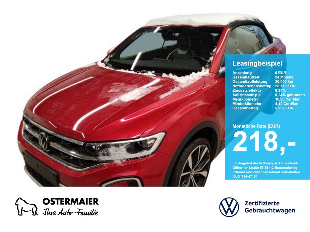 T-Roc Cabriolet STYLE 1.5TSI 150PS DSG NP.52T.AC