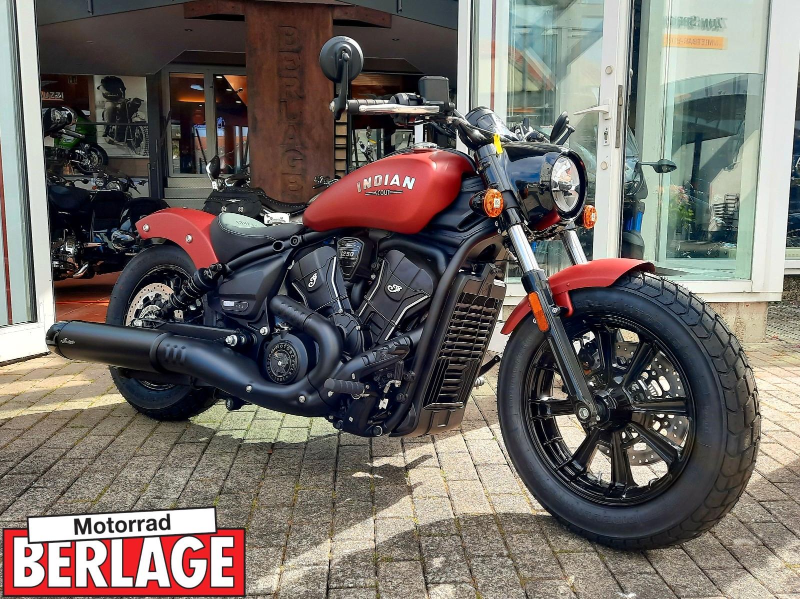 Indian Scout Bobber 2025 Limited Tech sunset red 105PS