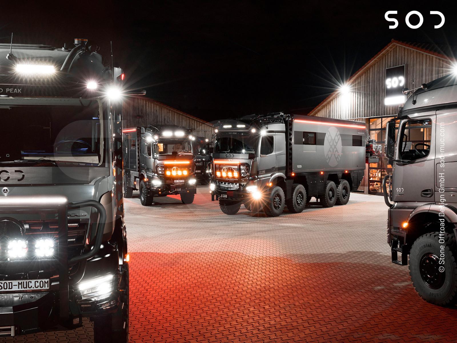 Mercedes-Benz SOD PEAK  8x8 4163-7500 Weltreisemobil für 6 P.