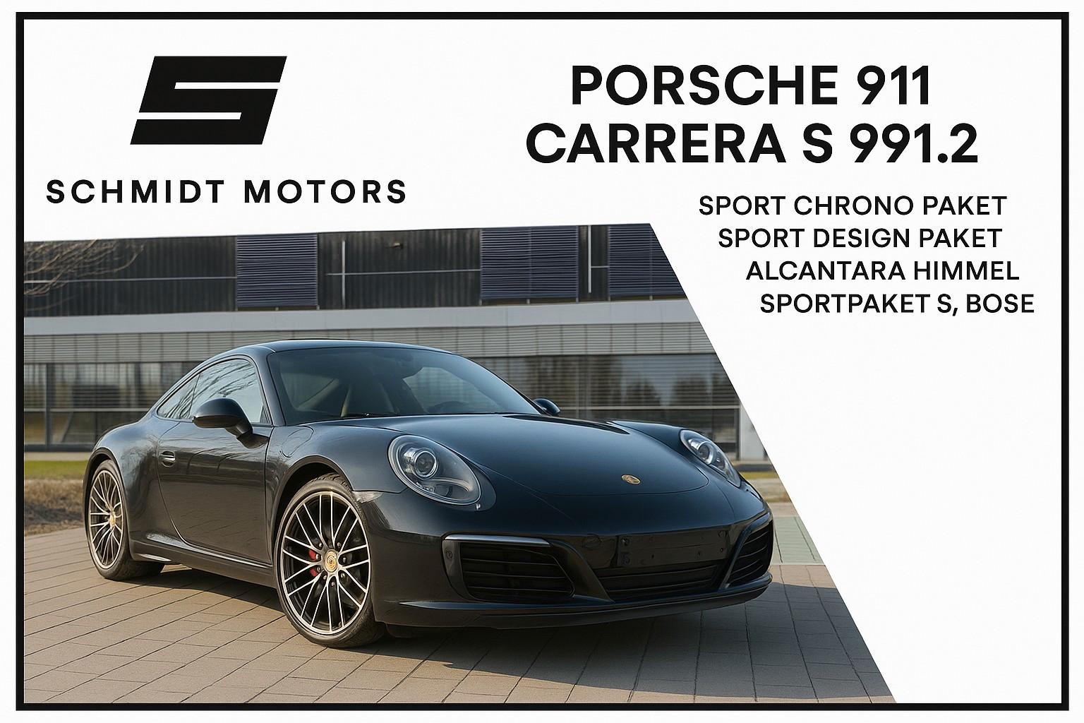 Porsche 911 Carrera S 991.2 Sport-Chrono Alcantara PASM