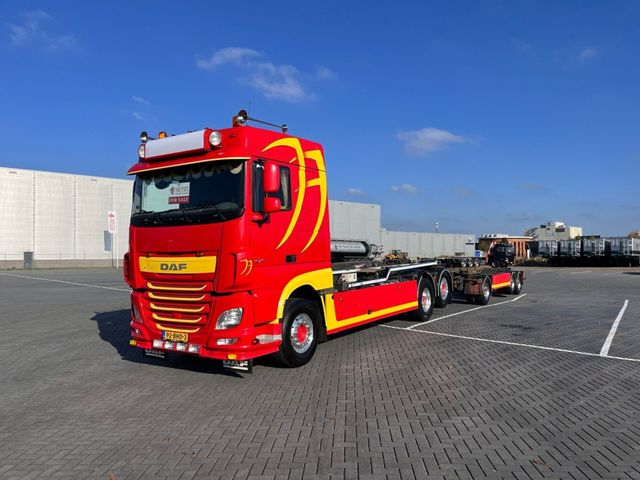 DAF XF 440 FAN 440, hooklift VDL 21T, GS aanhanger.