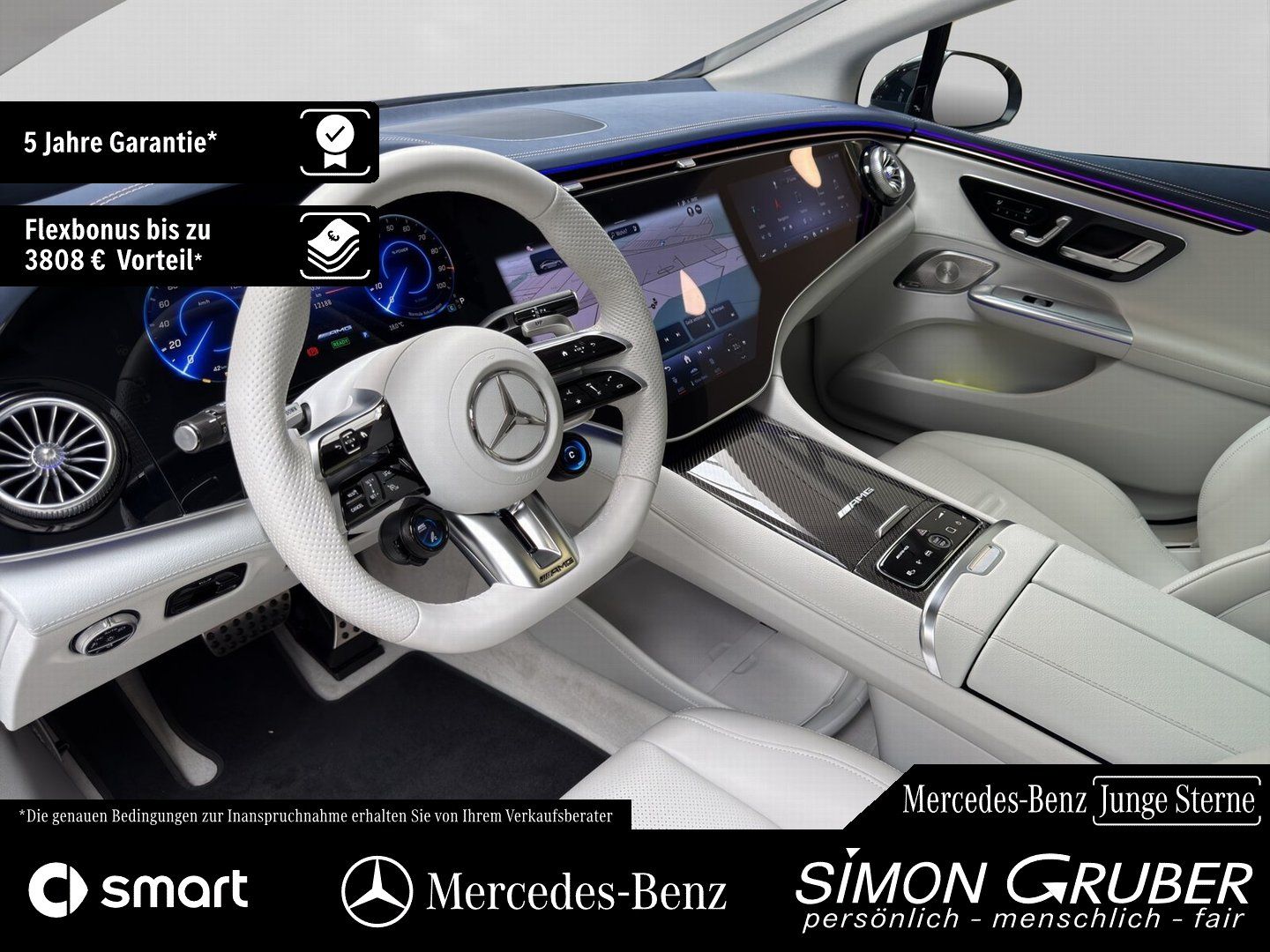 Fahrzeugabbildung Mercedes-Benz EQE 43 4M AMG Massage Sitzklima Pano AHK Mod 25