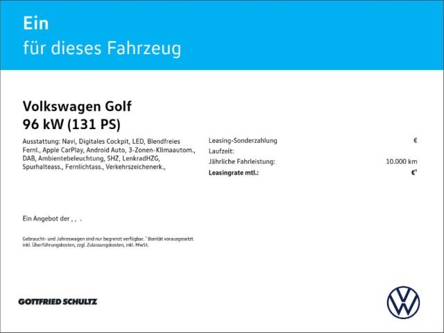 Volkswagen Golf 1.5 TSI LED NAV KAMERA SHZ ALLSEASON Life