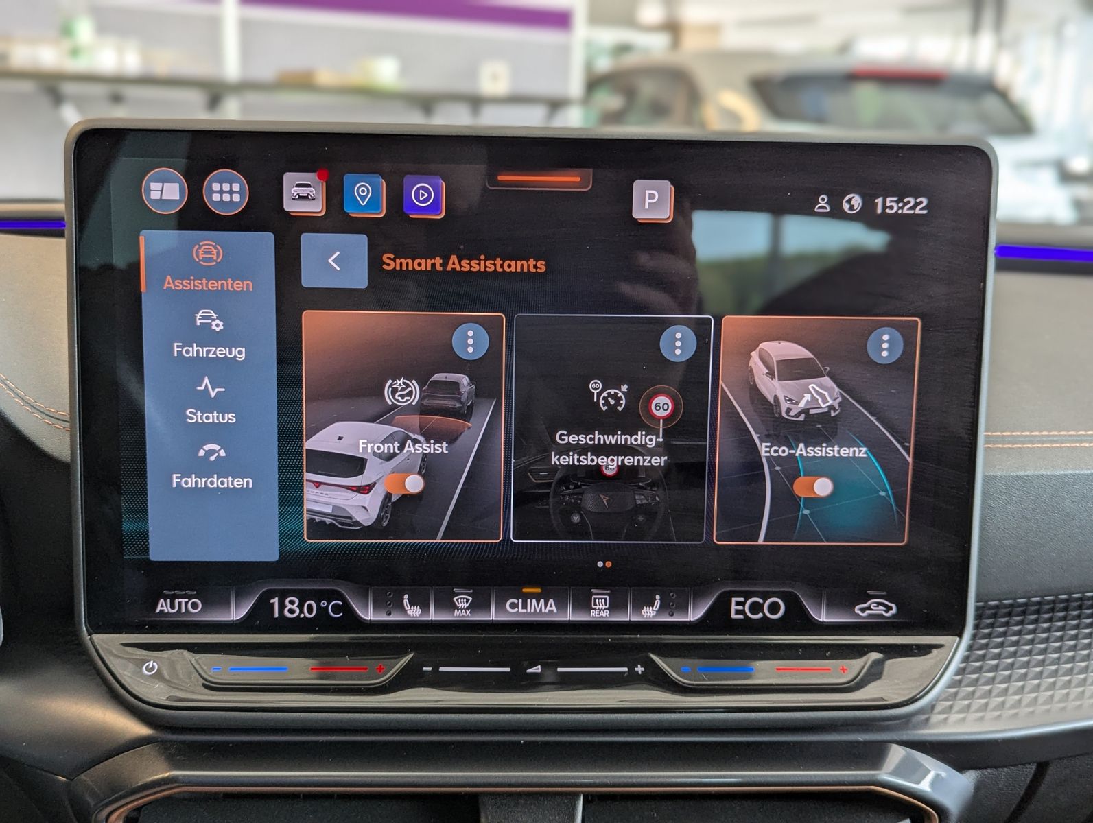 Fahrzeugabbildung CUPRA Leon 1.5 eHybrid Matrix Edge-Intelligent SoH100%