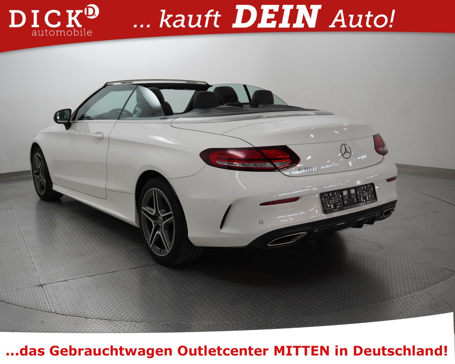 Fahrzeugabbildung Mercedes-Benz C 180 Cabrio 9G 2X AMG AIRSC+KAM+LED+ACC+NAV+SHZ