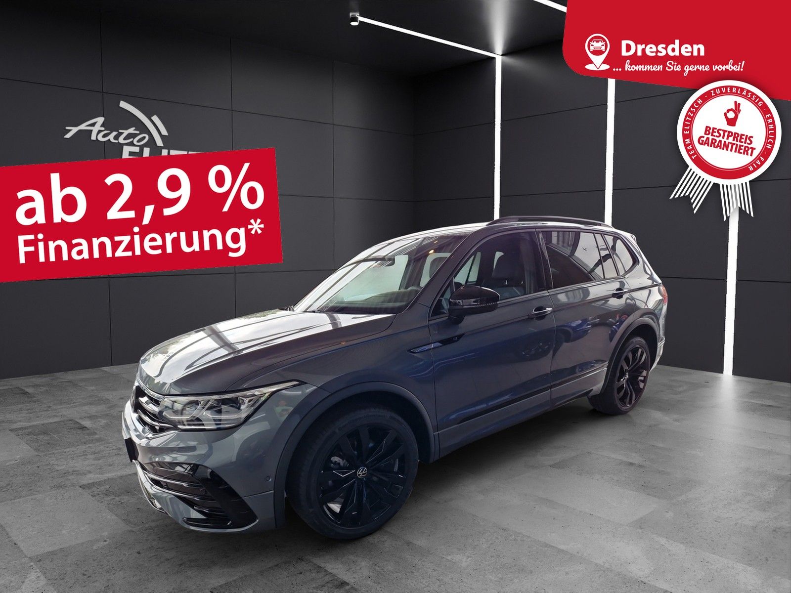 Fahrzeugabbildung Volkswagen Tiguan Allspace TDI R-Line Black 4M 7Si MATRIX A