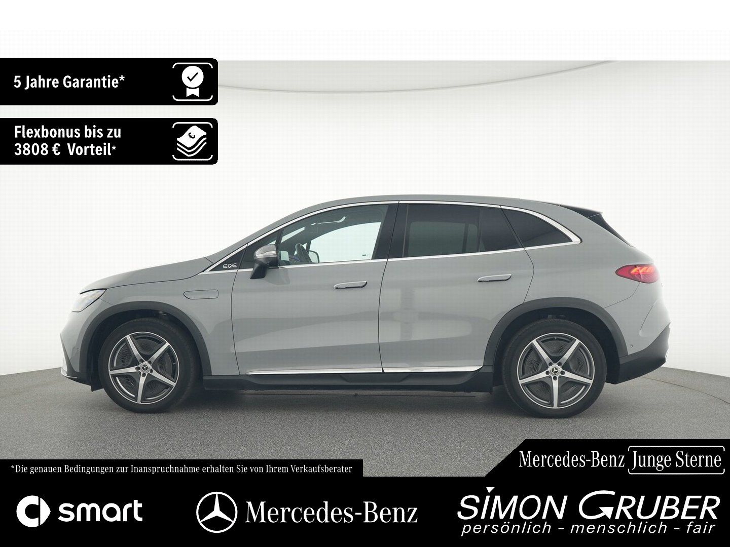 Fahrzeugabbildung Mercedes-Benz EQE 350 4M SUV AMG Pano Airmatic DigiLight 360