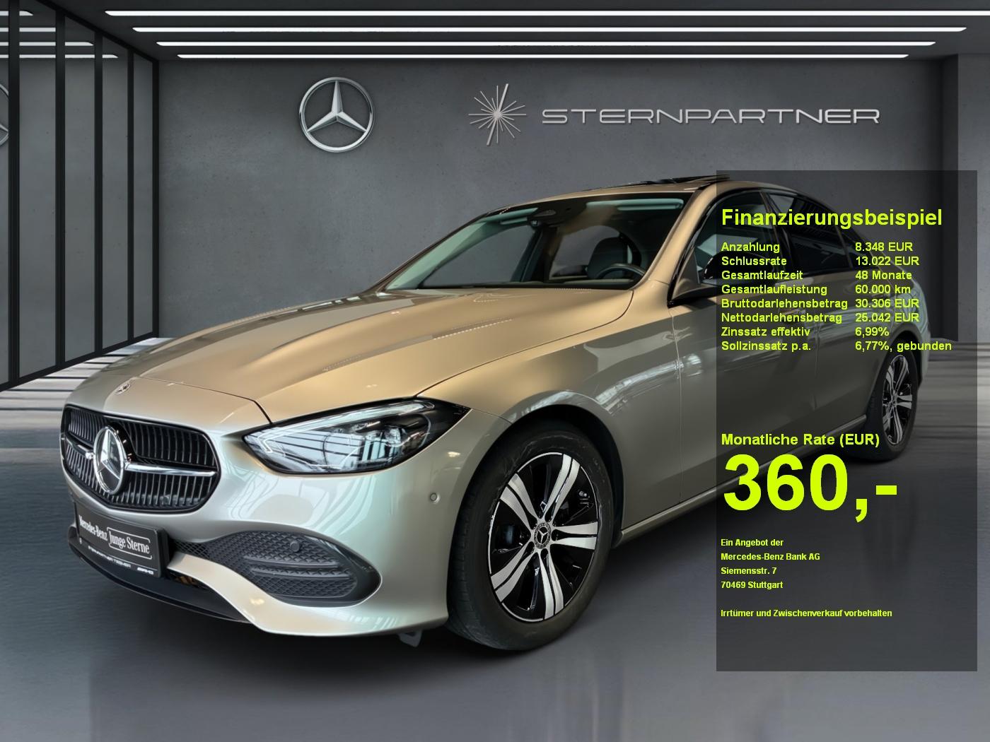 Mercedes-Benz C 180 Avantgarde, Night-P, S-Dach, Kamera