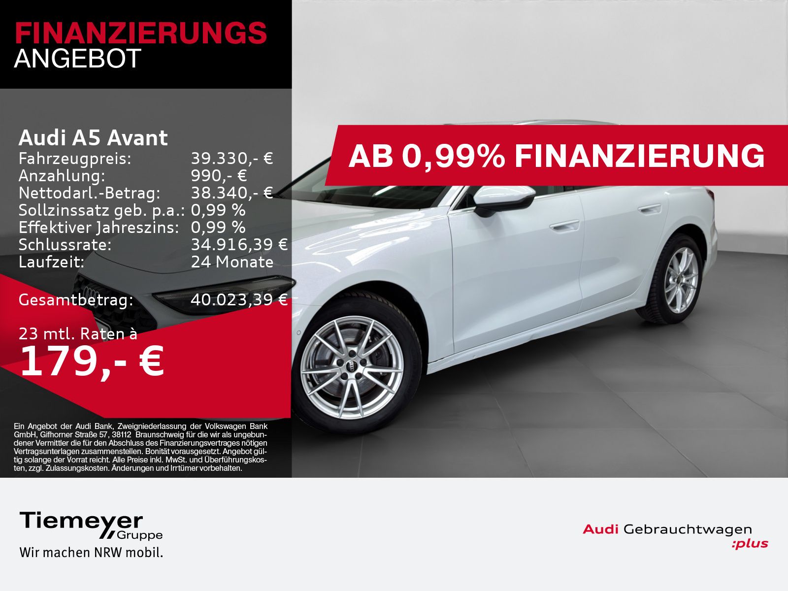 Audi A5 Avant TFSI Q NP65 LEDER AHK NAVI KAMERA
