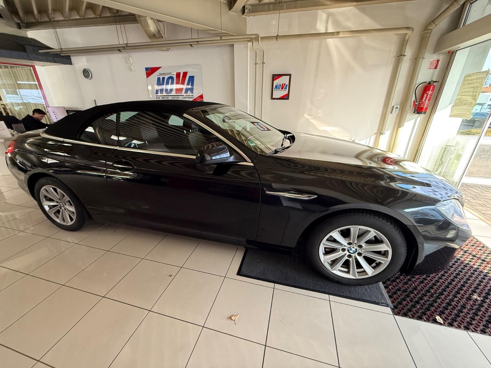BMW 640i Cabrio*HUD*SOFTCLOSE*NAV*LEDER*S-HEFT*TÜV25