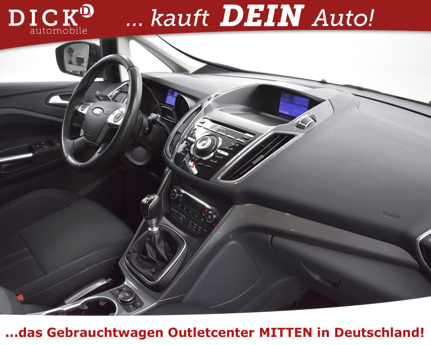 FORD C-Max 1.6 Titan TOP ZUSTAND+NAV+SHZ+AHK+KAM+TEMP - Image 14