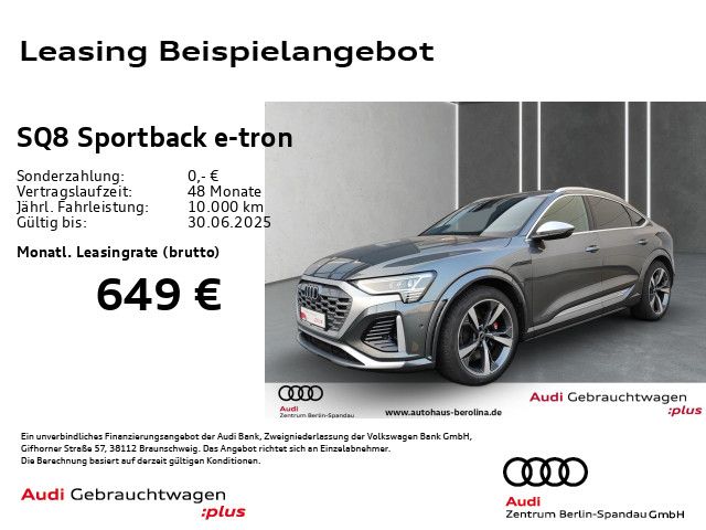 AUDI SQ8 Sportback e-tron *MATRIX*HuD*AHK*NAV+*ACC*