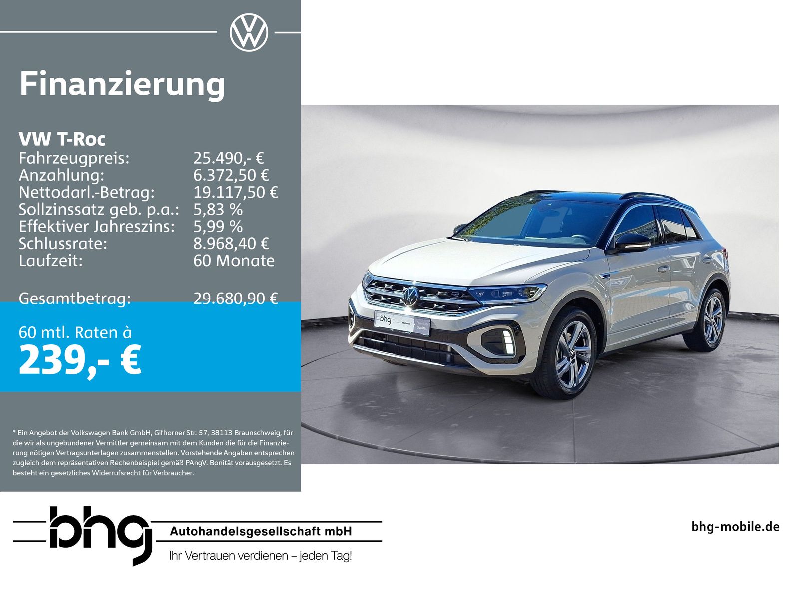 Volkswagen T-Roc 1.5 TSI DSG R-Line