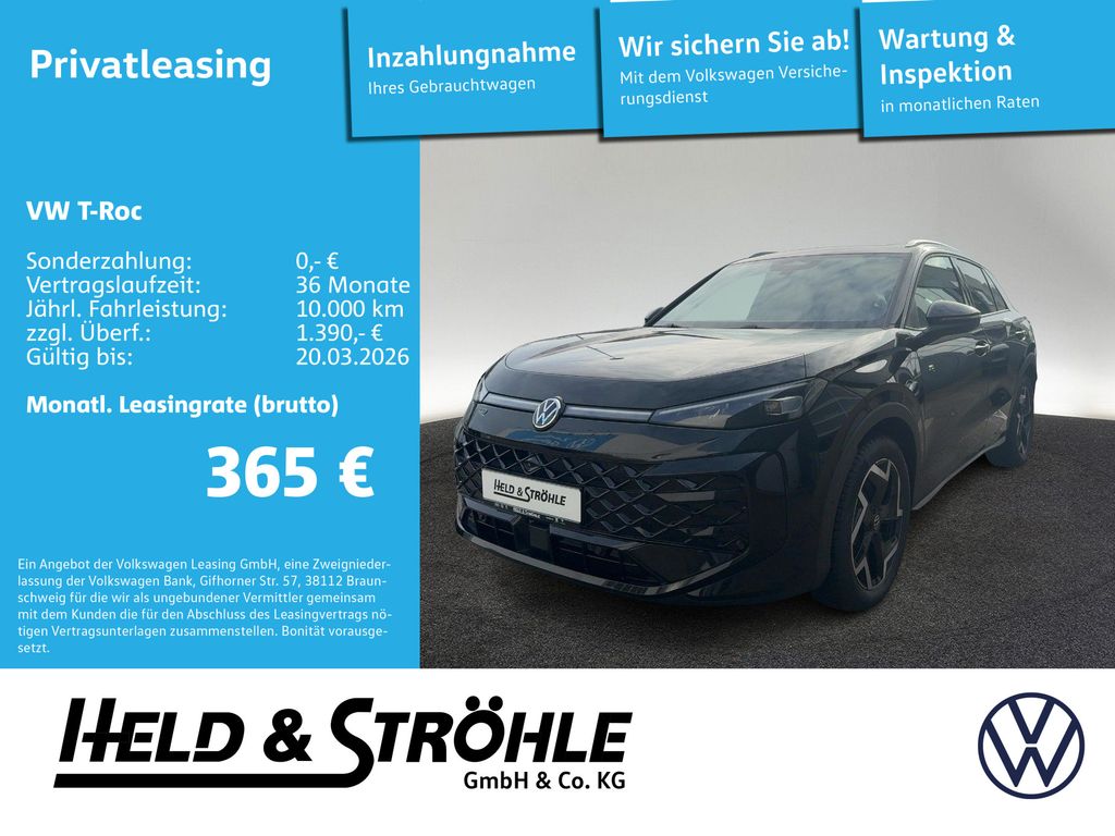Volkswagen T-Roc R-Line 1.5 l eTSI PANO IQ-Drive IQ-Light