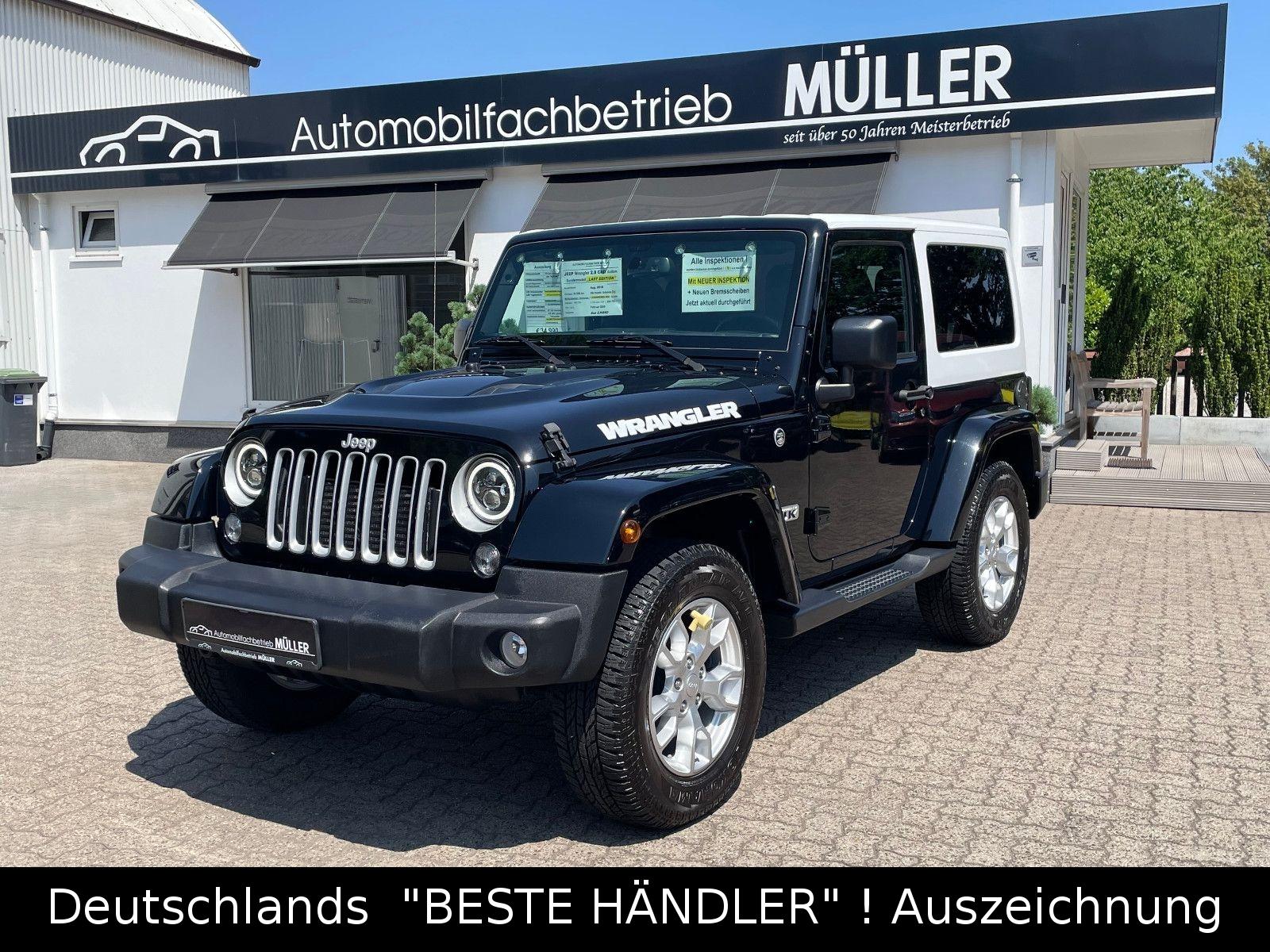 Jeep Wrangler 2.8 CRD Aut"LAST EDITION"+ZAHNR. NEU!