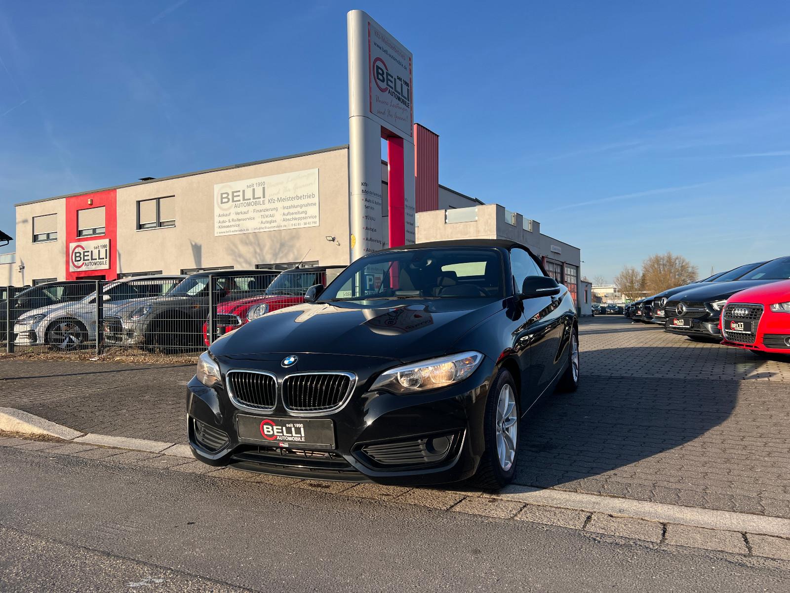 BMW 218i Cabrio PDC Navi  FINANZIERUNG