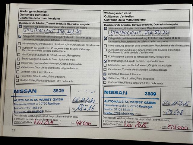 Nissan Qashqai+2 4x4 *7SITZE*PANO*360 KAMERA*XENON*