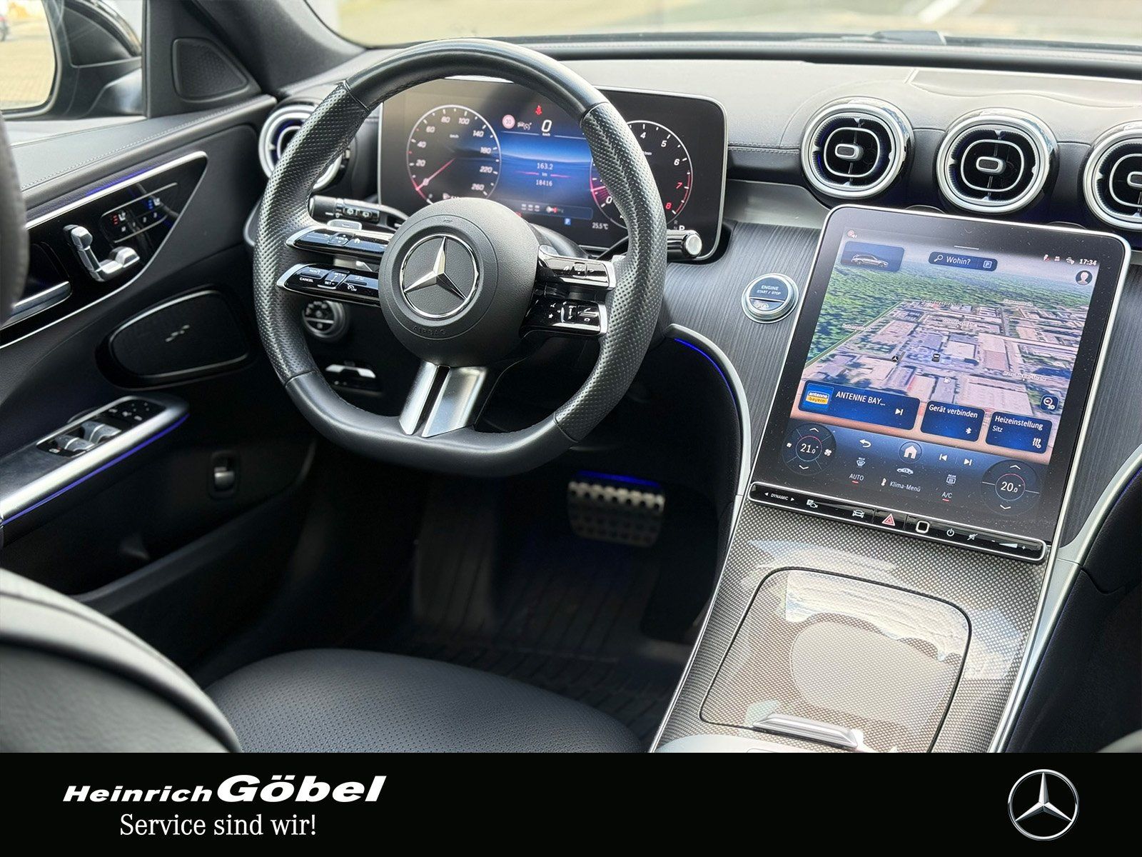 Fahrzeugabbildung Mercedes-Benz C 300 4M T AMG*AHK*SITZKLIMA*PANO*DISTRONIC*360*