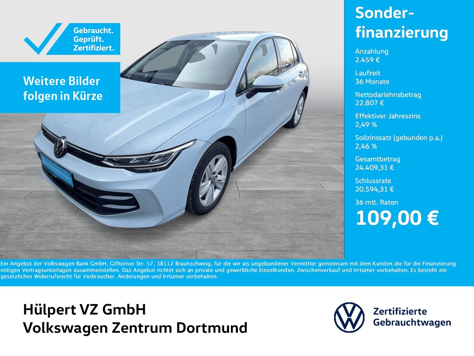 Volkswagen Golf VIII 1.5 eTSI LIFE FACELIFT ACC CARPLAY ALU