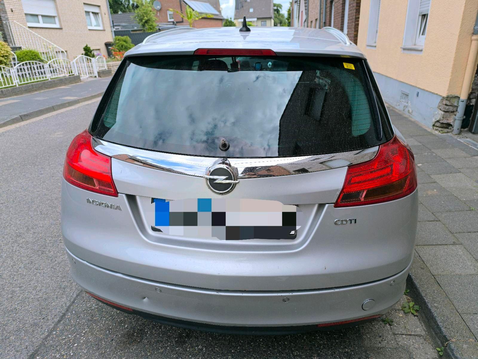 Opel Insignia 2011 — вигляд ззаду