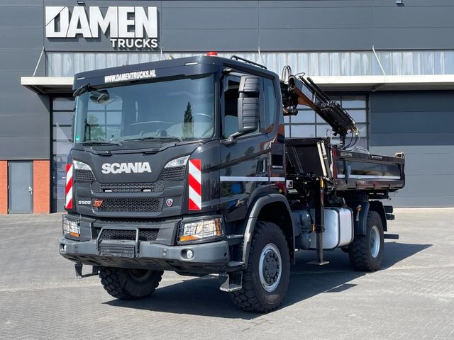 Scania G 500 XT 4x4 Kipper/Kraan MKG HLK 120 HP a3