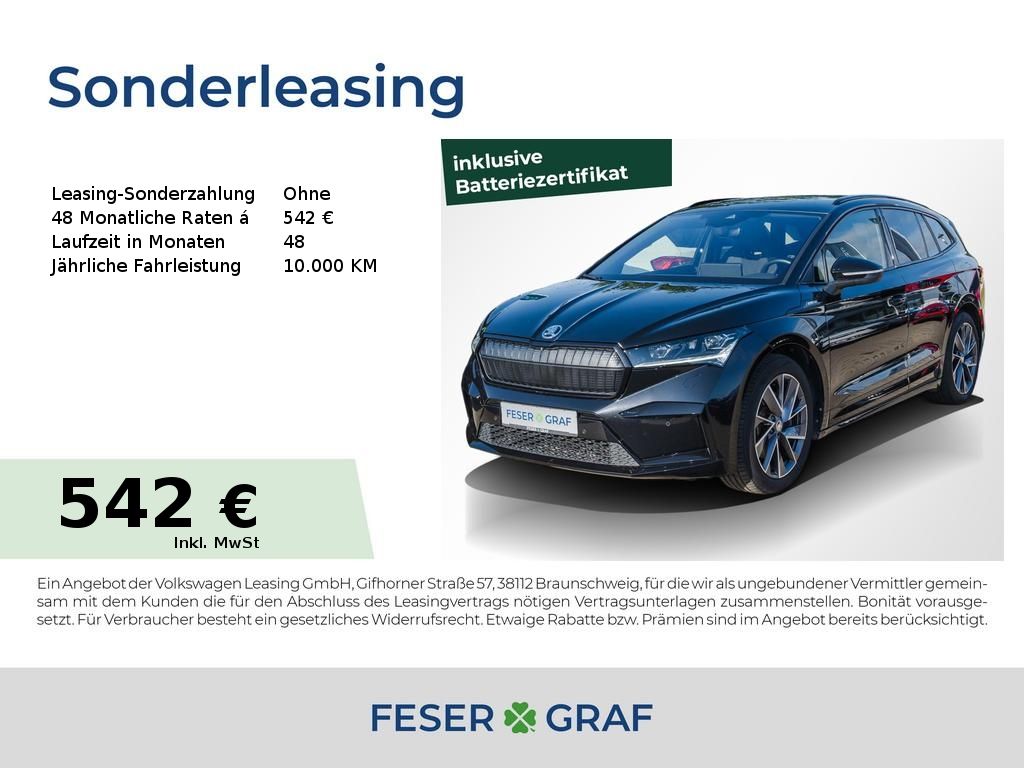 Skoda Enyaq 80 x Sportline AHK/NAVI/360°/PDC/MATRIX