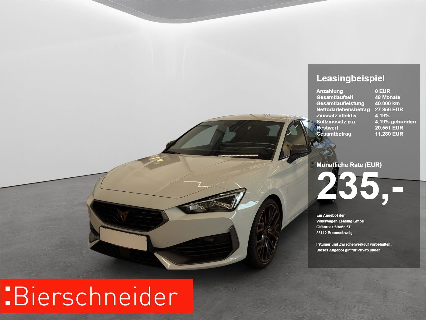 Cupra Leon 2.0 TSI DSG VZ LED NAVI SIDEASS SHZ KLIMA