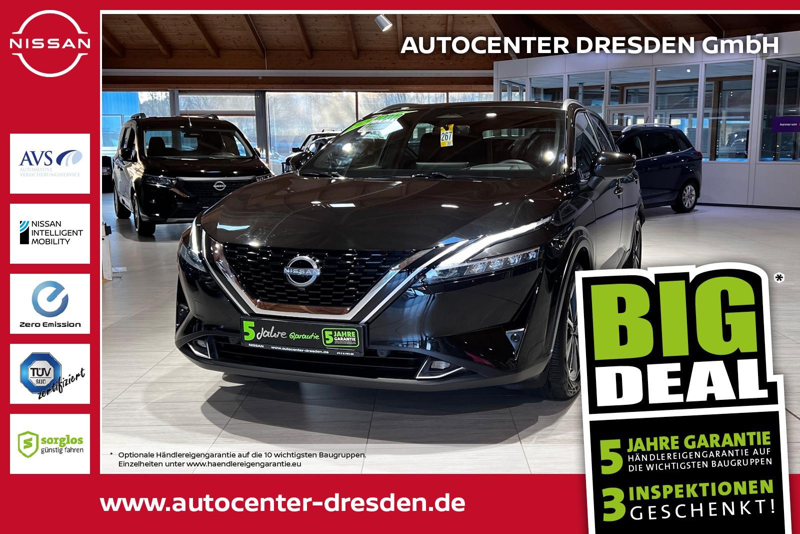 Nissan Qashqai 1.3 DIG-T MHEV Tekna+ ACC+LED+Navi+Pano