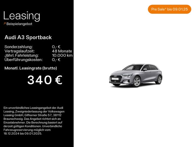 Audi A3 Sportback Advanced 40 TFSI e*Navi*LED*PDC*Vir