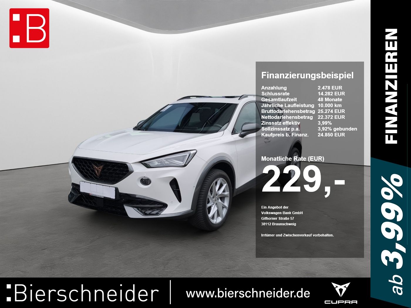Cupra Formentor 1.5 TSI DSG PANO+LED+FULL-LINK+KAMERA+