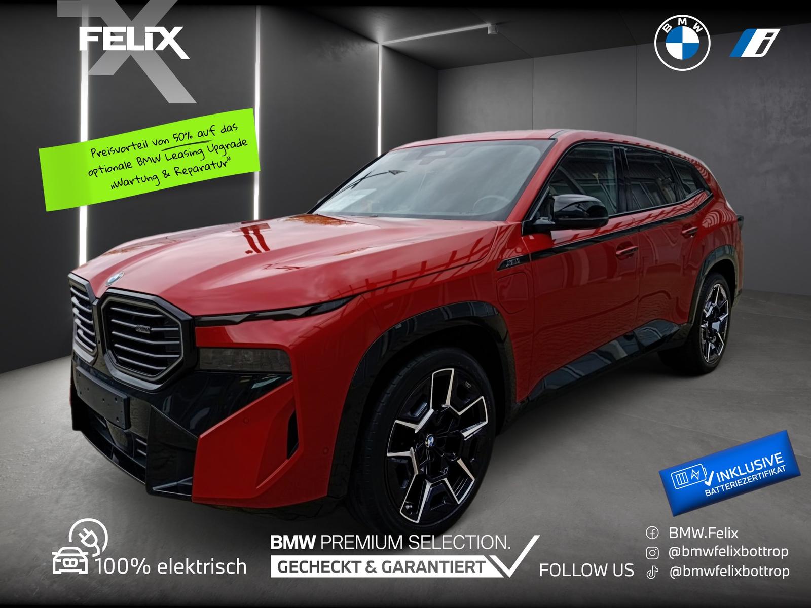 BMW XM 50e 22″ALU+ICONIC GLOW+AHK+AB ASSISTENT