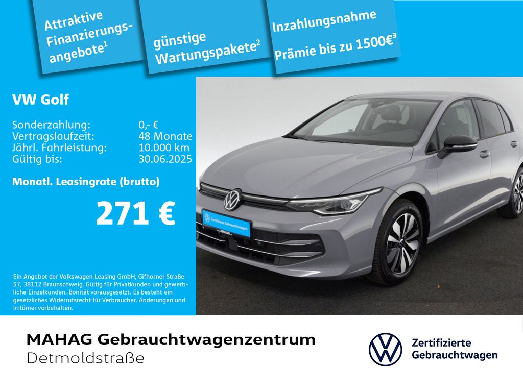 Volkswagen Golf VIII 1.5 TSI GOAL AHK LED+Navi AppConnect 6