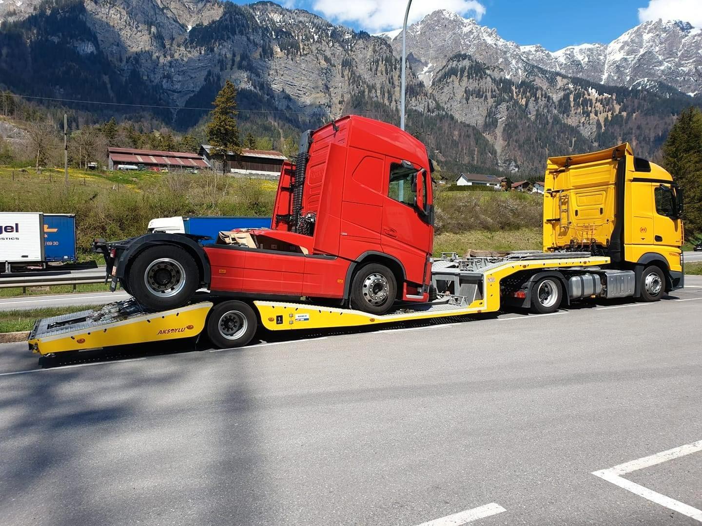 Andere AKSOYLU AKT21 ** Truck-Transportauflieger 1-Achs