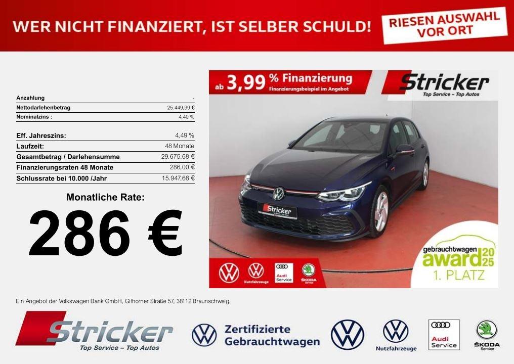 Volkswagen Golf GTI 2.0TSI DSG 286,-ohne Anzahlung Navi AHK