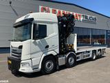 DAF FAX XF 530 Euro 6 HMF 95 Tonmeter laadkraan + Fl - DAF Xf 95