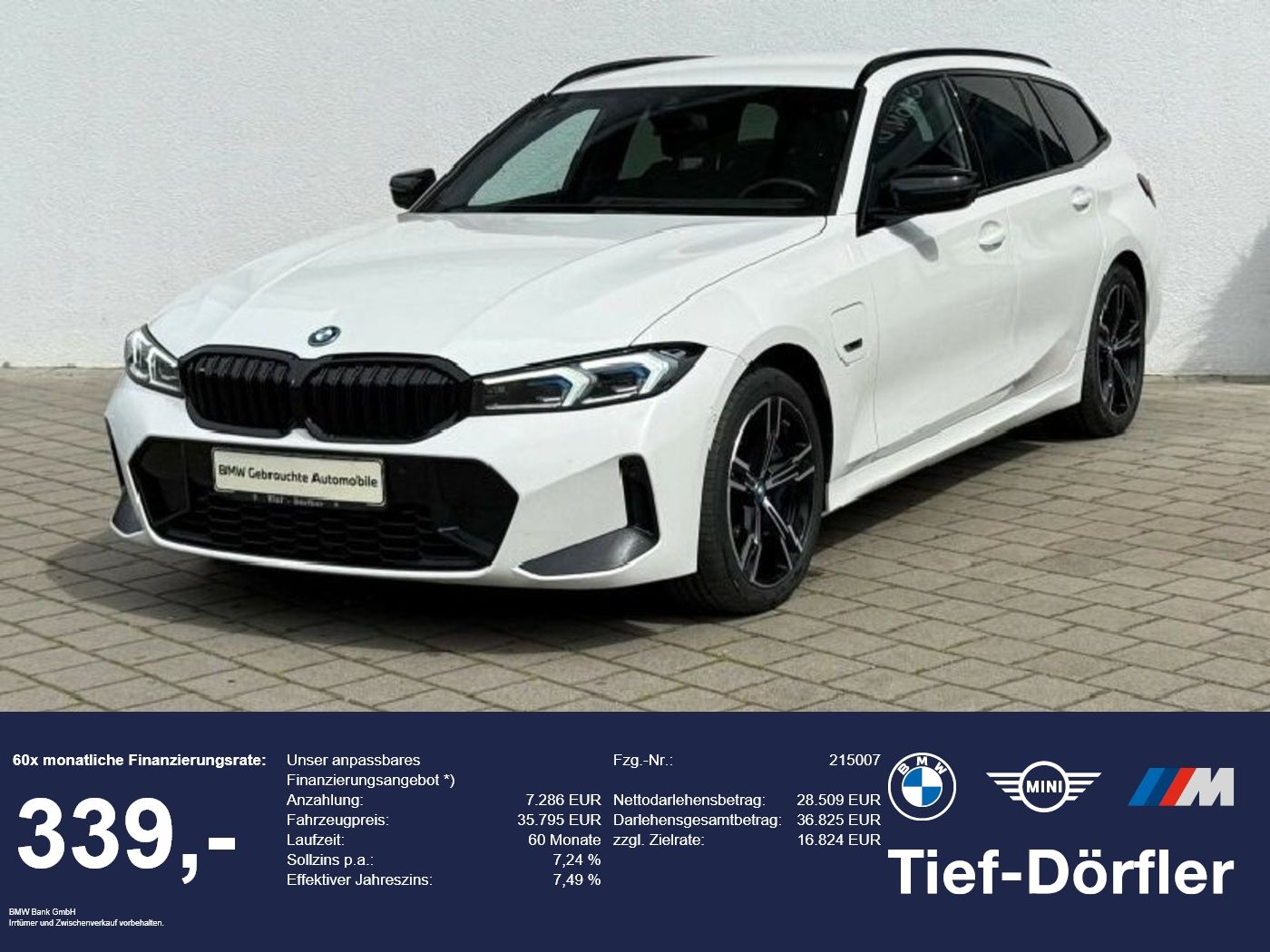 BMW 330e xDrive M Sport AHK/MEMORY/LED+/HiFi/K-ZUG A