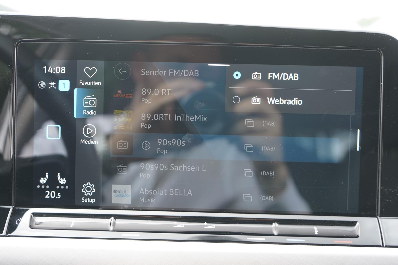 Volkswagen Golf VIII Variant Life eTSI DSG LED Navi ACC AHK, миниатюра 14