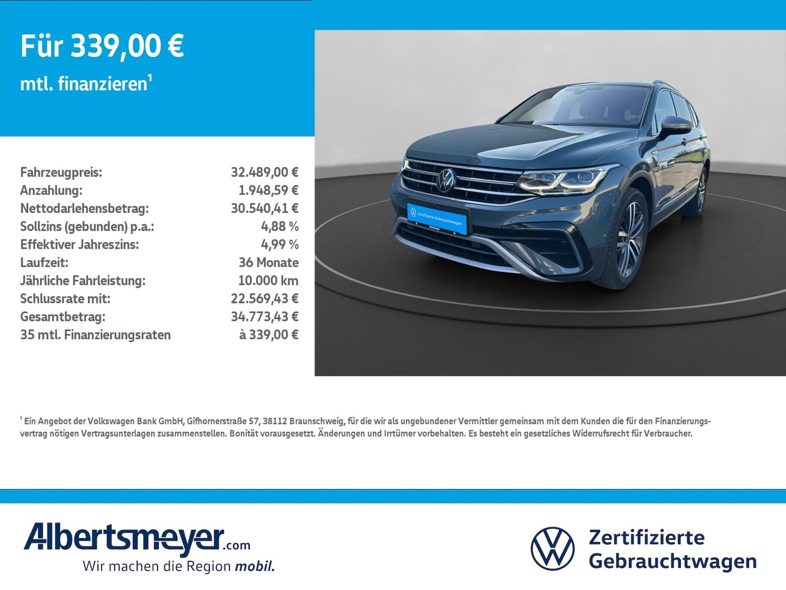 Volkswagen Tiguan Allspace 2.0 TSI 4Motion Elegance +LEDER+