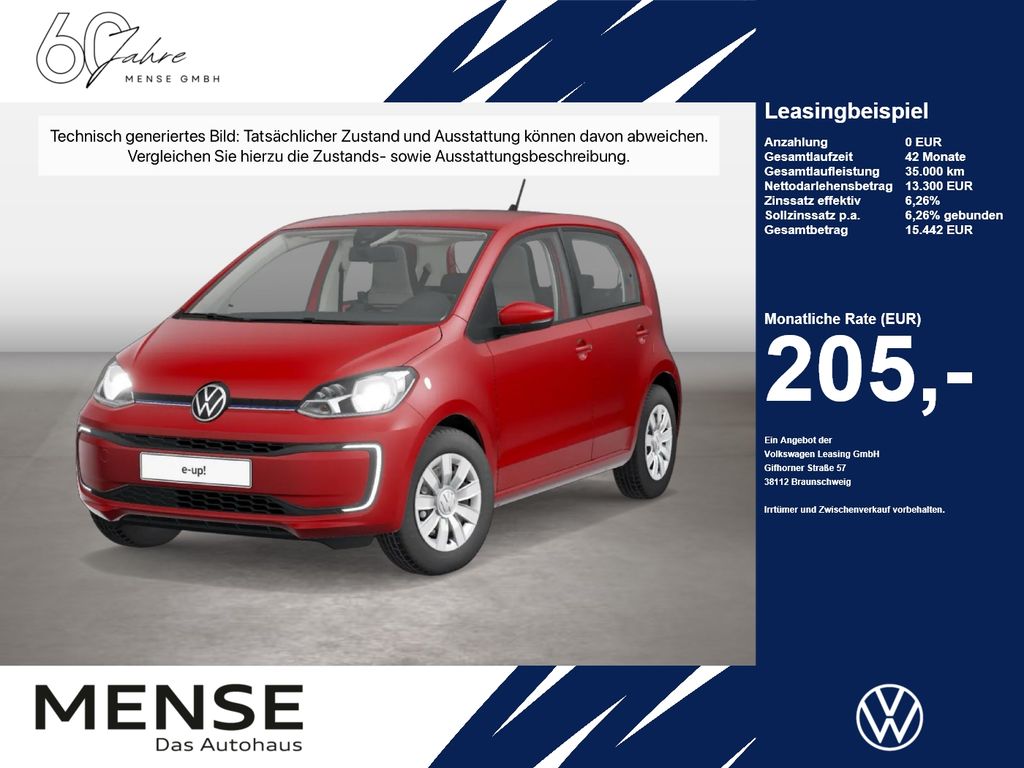 Volkswagen e-up! move up! electric Facelift Kamera KlimaA P